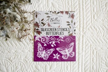 Butterflies Silkscreen Stencil