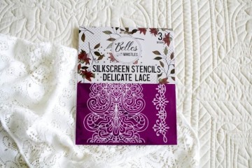 Delicate Lace Silkscreen Stencil